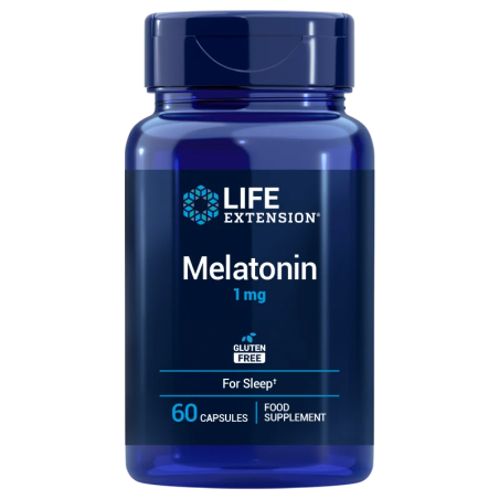 LIFE EXTENSION Melatonin 1 mg EU (60 kaps.)