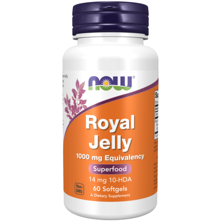 NOW FOODS Royal Jelly 1000 mg (60 kaps.)
