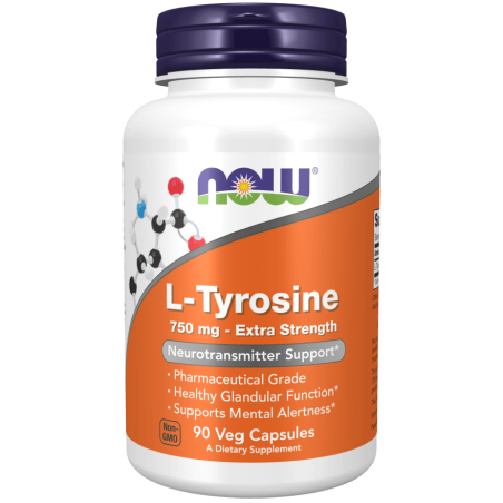 NOW FOODS L-Tyrosine 750 mg (90 kaps.)