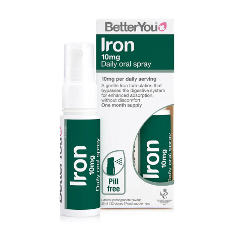 BETTERYOU Iron 10 Daily Oral Spray - Żelazo (25 ml)