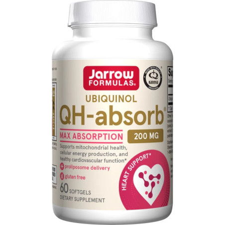 JARROW FORMULAS Ubiquinol QH-absorb 200 mg (60 kaps.)