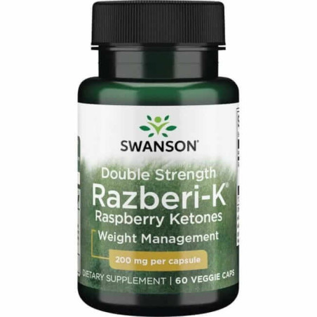 SWANSON Razberi-K - Raspberry Ketones 200 mg (60 kaps.)