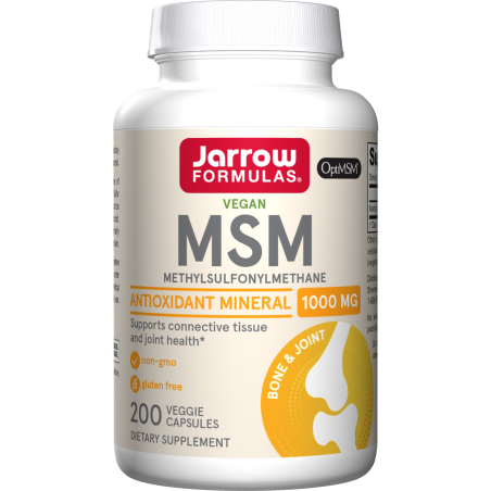 JARROW FORMULAS MSM OptiMSM 1000 mg (200 kaps.)