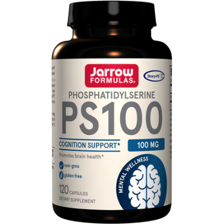 JARROW FORMULAS PS100 - Fosfatydyloseryna 100 mg (120 kaps.)
