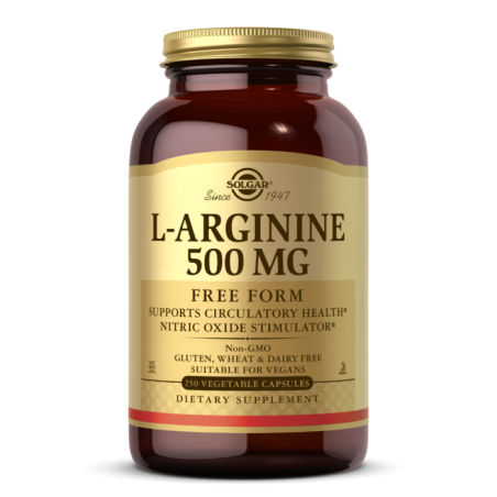 SOLGAR L-Arginine Free Form 500 mg (250 kaps.)