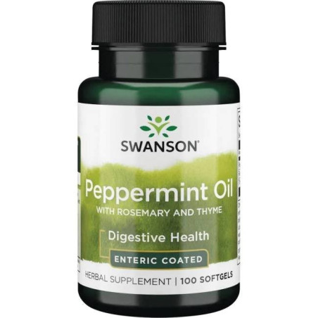 SWANSON Peppermint Oil Combination (100 kaps.)