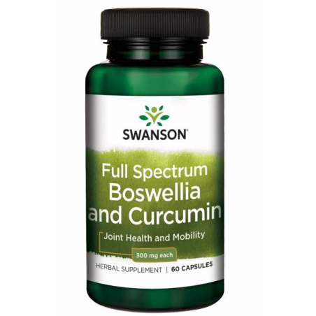 SWANSON Full Spectrum Boswellia and Curcumin (60 kaps.)