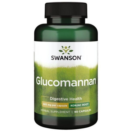SWANSON Glucomannan 665 mg (90 kaps.)