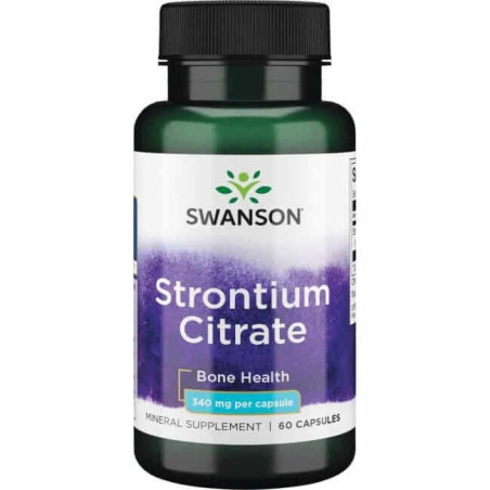 SWANSON Strontium Citrate (60 kaps.)