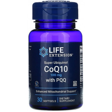 LIFE EXTENSION Super Ubiquinol CoQ10 100 mg with PQQ (30 kaps.)