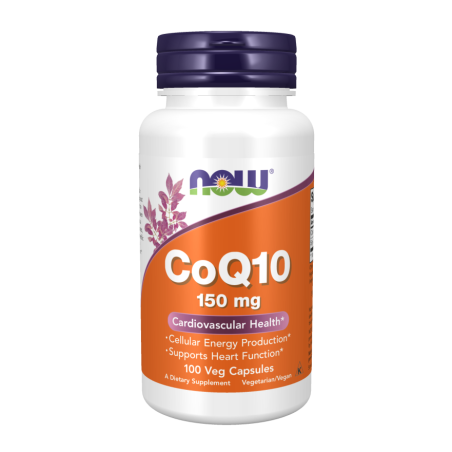 NOW FOODS Koenzym Q10 150 mg z lecytyną 70 mg (100 kaps.)