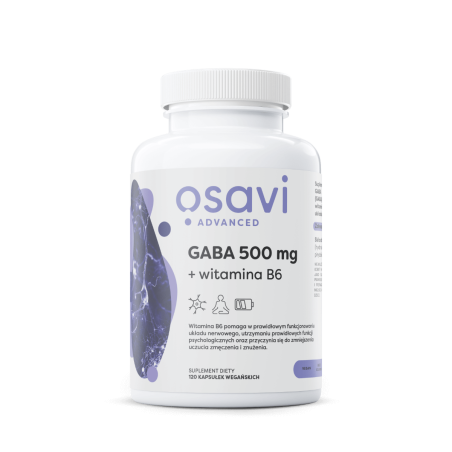 OSAVI GABA 500 mg + witamina B6 (120 kaps.)