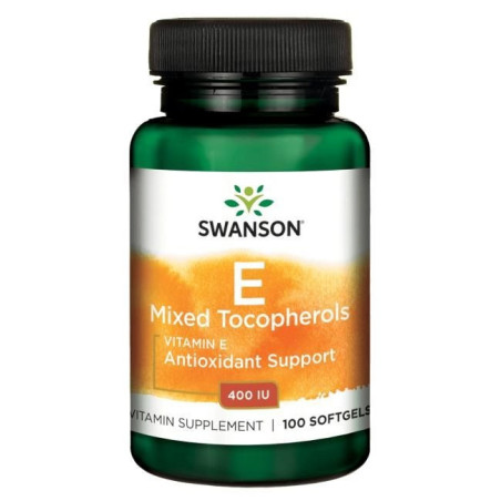 SWANSON Vitamine E Mixed Tocopherolos 400 IU (100 kaps.)