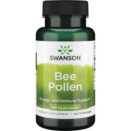 SWANSON Bee Pollen (pyłek pszczeli) 400 mg (100 kaps.)