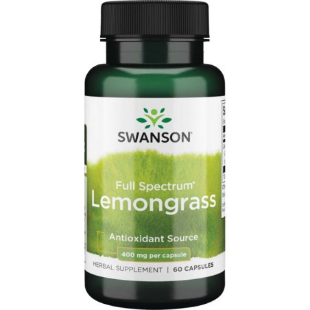 SWANSON Full Spectrum Lemongrass 400 mg (60 kaps.)