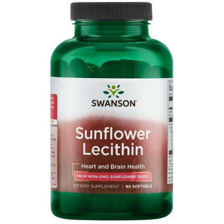 SWANSON Lecytyna słonecznikowa 1200 mg (90 kaps.)