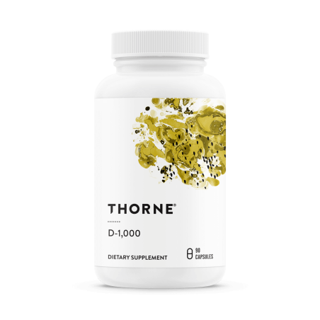 THORNE RESEARCH Vitamin D-1000 - Witamina D3 (90 kaps.)
