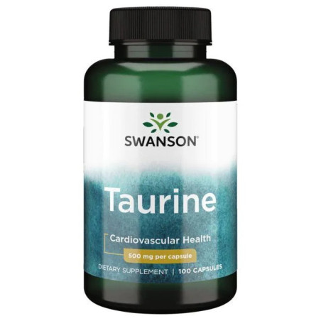 SWANSON Taurine 500 mg (100 kaps.)