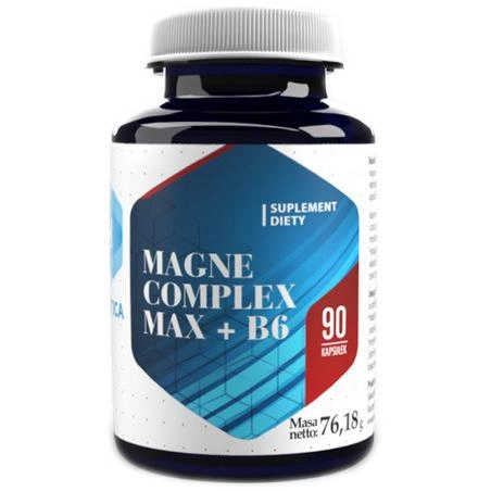 HEPATICA Magne Complex Max + B6 (90 kaps.)