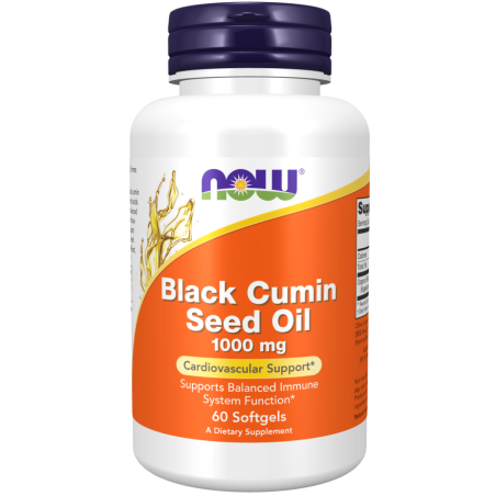 NOW FOODS Black Cumin Seed Oil - Czarnuszka (60 kaps.)