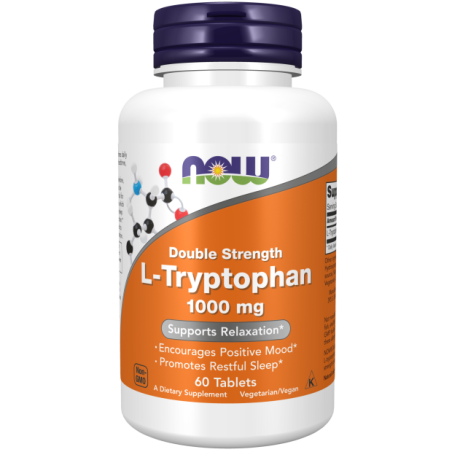 NOW FOODS L-Tryptofan 1000 mg (60 kaps.)