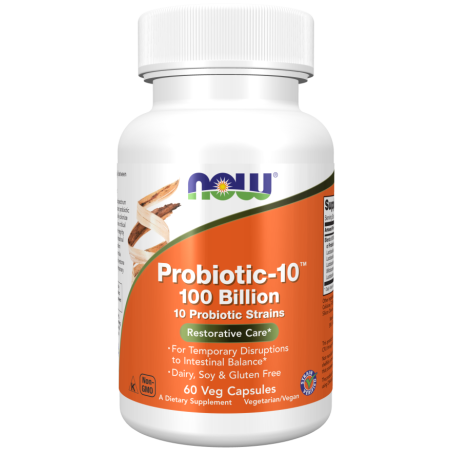 NOW FOODS Probiotic-10 - 100 Bilion (60 kaps.)