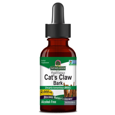 NATURE'S ANSWER Cat's Claw Bark - Ekstrakt z kory kociego pazura (60 ml)