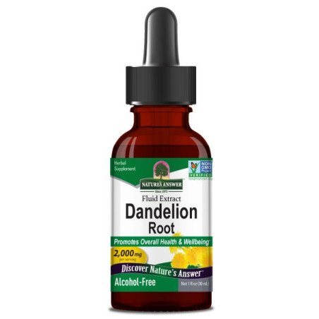 NATURE'S ANSWER Dandelion Root - Ekstrakt z korzenia mniszka lekarskiego (30 ml)