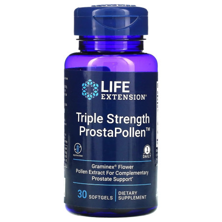 LIFE EXTENSION Triple Strength ProstaPollen (30 kaps.)