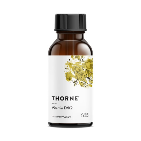 THORNE RESEARCH Vitamin D3+K2 Liquid (30 ml)