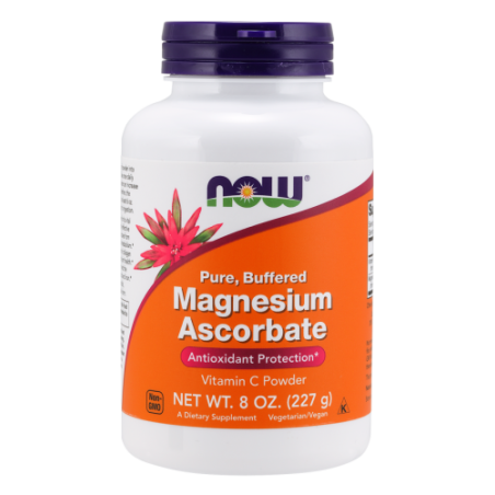 NOW FOODS Buffered Magnesium Ascorbate - Magnez + Witamina C (227 g)