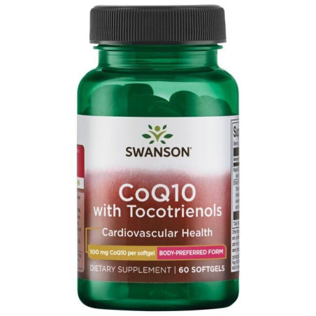 SWANSON CoQ10 100 mg with Tocotrienols 10 mg (60 kaps.)