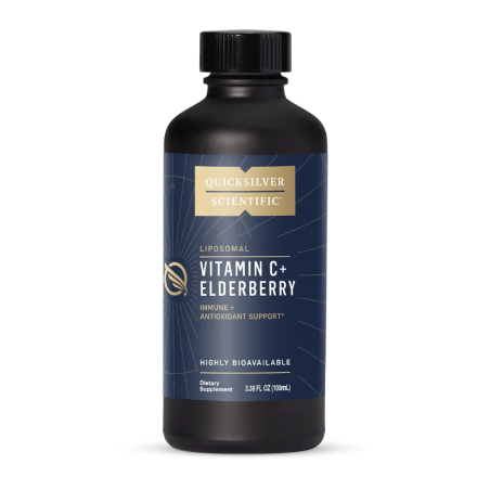 QUICKSILVER Liposomal Vitamin C + Elderberry (100 ml)