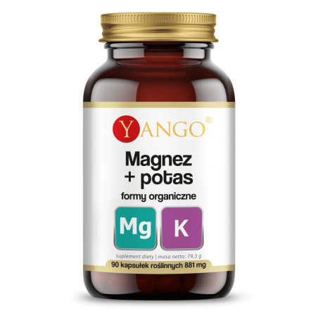YANGO Magnez + Potas (90 kaps.)