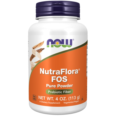 NOW FOODS NutraFlora® FOS - Fruktooligosacharydy w proszku (113 g)