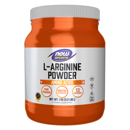 NOW FOODS L-Arginine - L-Arginina w proszku (1000 g)