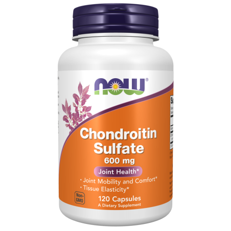 NOW FOODS Chondroitin Sulfate - Siarczan Chondroityny 600 mg (120 kaps.)